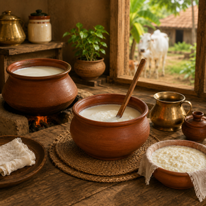 Natural Curd Preparation