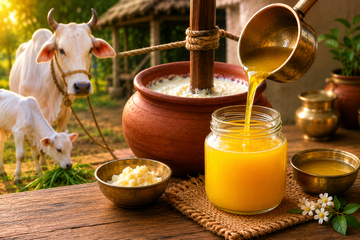 From Farm to Kitchen: The Making of Traditional Bilona Ghee