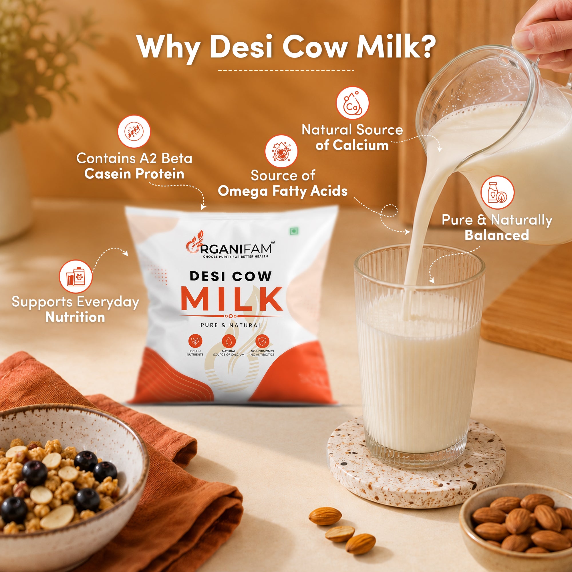 Desi Cow Milk