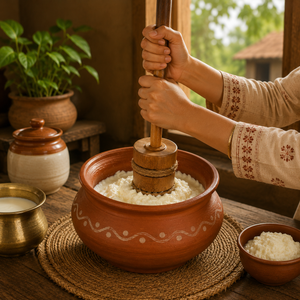 Traditional Bilona Churning
