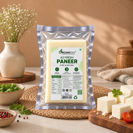 Organifam A2 Fresh Paneer – Soft, Fresh & Pure
